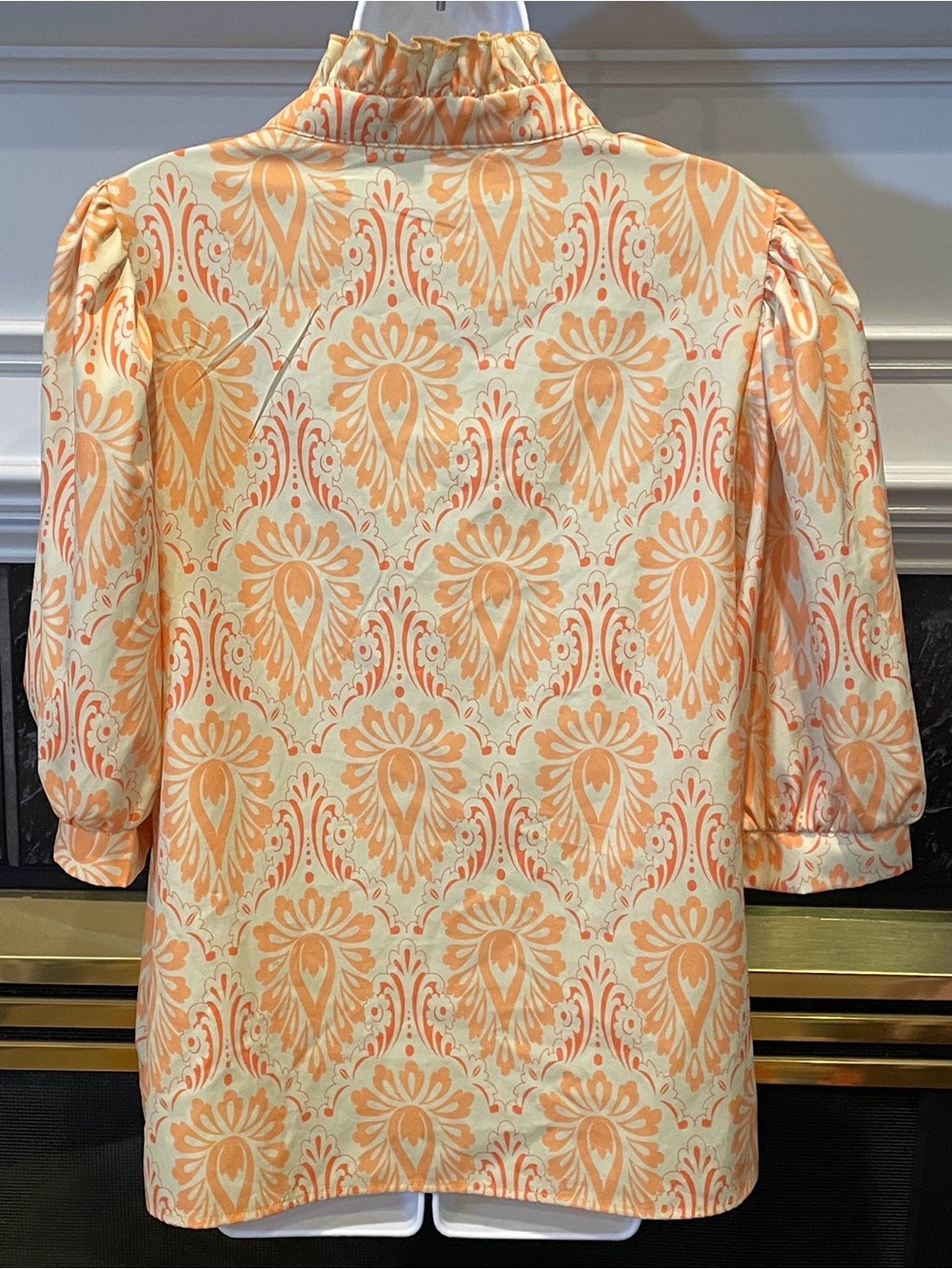 Smock Style Ruffle Neck Blouse - Picture 4 of 6